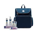 Zaino baby care - Mustela  con pasta cambio 50 ml + detergente delicato 200 ml + hydra bebe' viso 40 ml + fluido detergente 300 ml