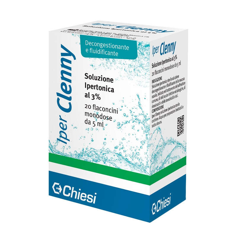 Clenny - Iper  soluzione ipertonica monodose 20 flaconi 5 ml