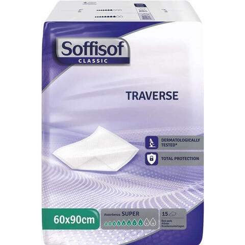 Soffisof - Traversa per incontinenza  classic 8 gocce 60 x 90 15 pezzi