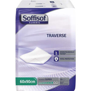 Soffisof - Traversa per incontinenza  classic 8 gocce 60 x 90 15 pezzi