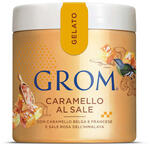 Caramello al sale - Grom  460 ml con caramello belga e francese e sale rosa dell'himalaya