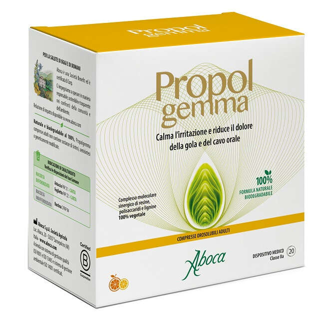Aboca - Propolgemma 20 compresse orosolubili adulti 1,50 g