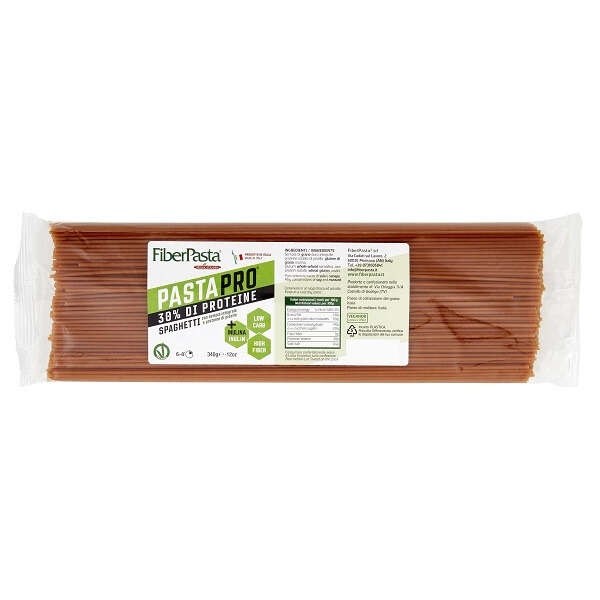 Fiberpasta pastapro - Spaghetti proteici integrali 340 g