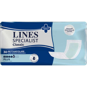Lines - Pannolone rettangolare  specialist classic senza barriera 30 pezzi