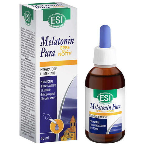 Esi - Melatonin pura gocce erbe notte 50 ml