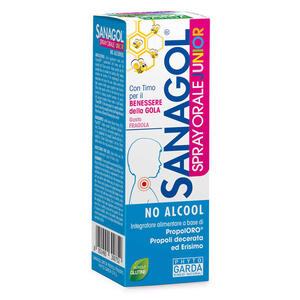 Phyto garda - Sanagol spray junior propoli fragola 20 ml
