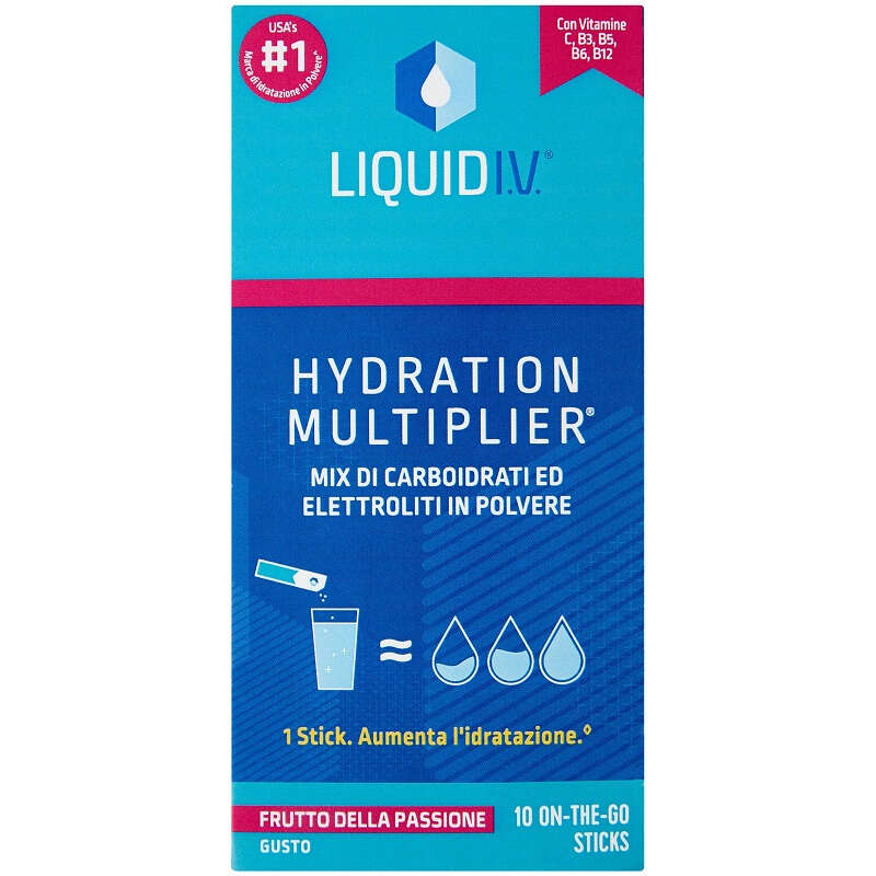 Equilibra - Liquid iv hydration multiplier frutto della passione 10 stick