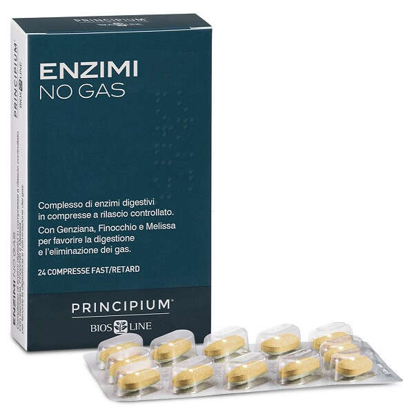 Principium - Enzimi no gas fast/retard 24 compresse