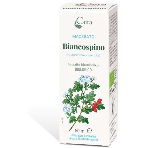 Macerato bardana mentis crataegus oxyacantha med. - Caira biancospino macerato idroalcolico bio gocce 50 ml