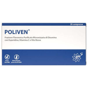 Poliven - 20 compresse senza glutine naturalmente privo di lattosio