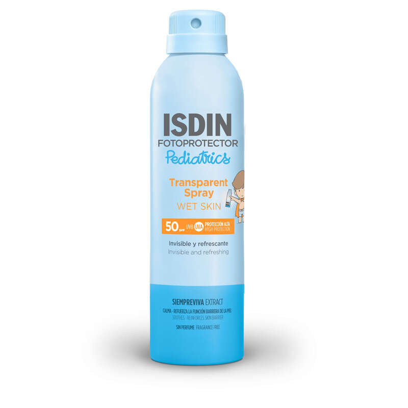 Isdin - Transparent spray wet skin pediatrics spf50 250 ml