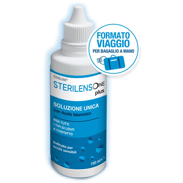 Sterilens - Soluzione unica  one plus con acido ialuronico 100 ml