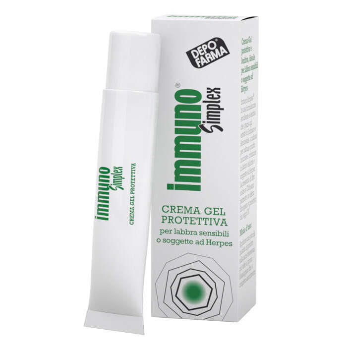 Depofarma - Immuno simplex crema gel protettiva labbra 8 ml