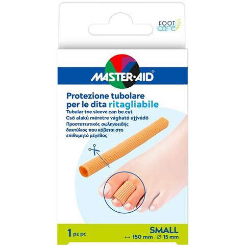 Pietrasanta pharma - Protezione tubolare master-aid footcare ritagliabile 15 cm 15 mm small c6