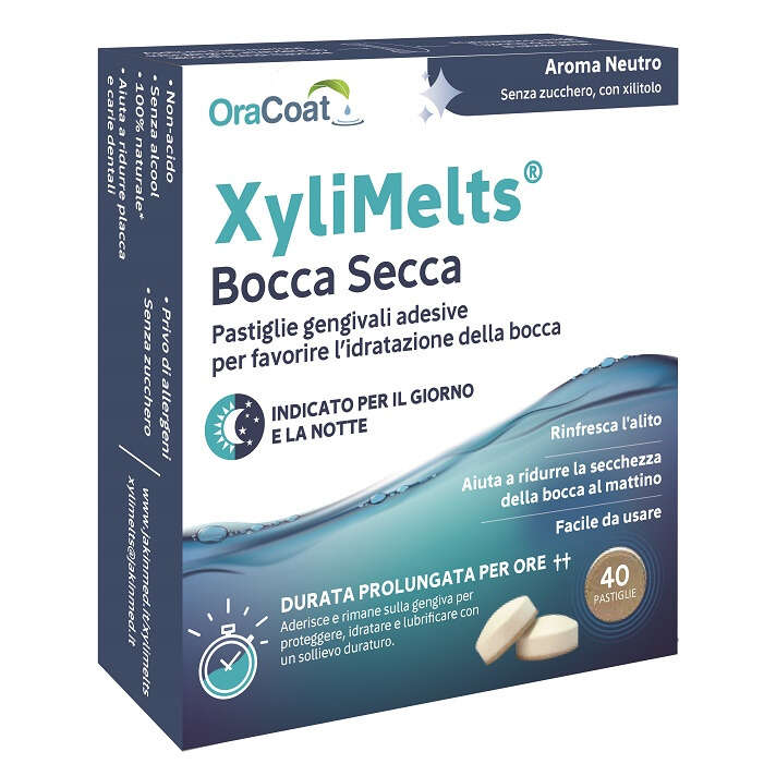 Bocca secca - Xylimelts 40 pastiglie neutro