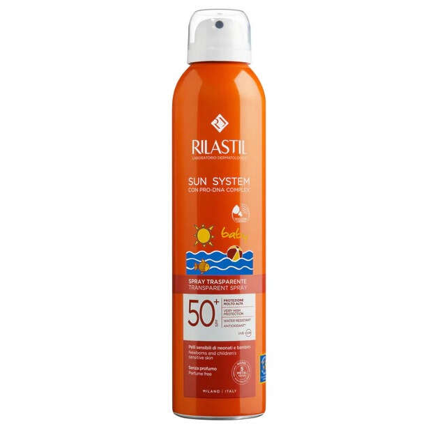 Rilastil - Sun system baby transparent spray spf50+ 200 ml