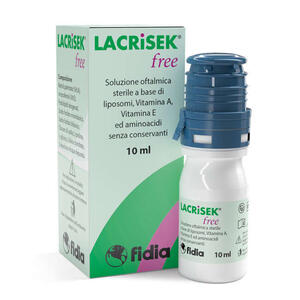 Lacrisek - Free soluzione oftalmica senza conservanti 10 ml