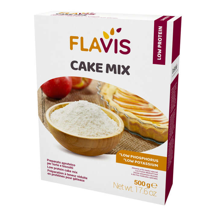 Flavis - Cake mix preparato per torte e biscotti aproteici 500 g