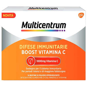 Multicentrum - Difese immunitarie boost vitamina c 28 bustine