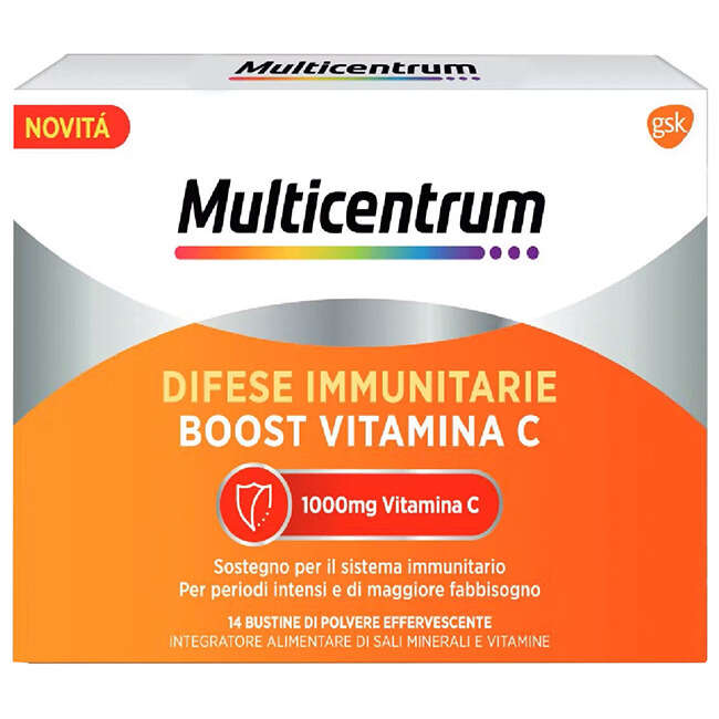 Multicentrum - Difese immunitarie boost vitamina c 28 bustine