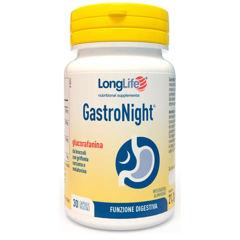 Longlife - Gastronight 30 capsule vegetali
