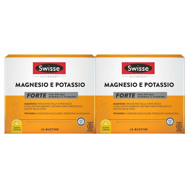 Swisse - Magnesio potassio forte 24 bustine bipack