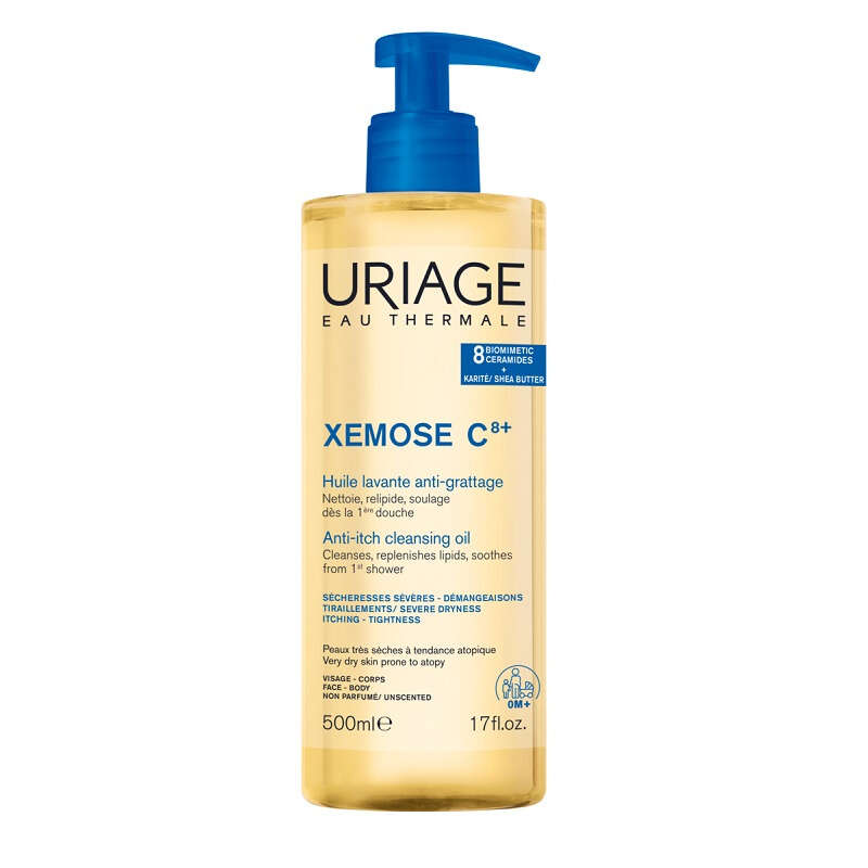 Uriage - Xemose c8+ olio detergente 500 ml