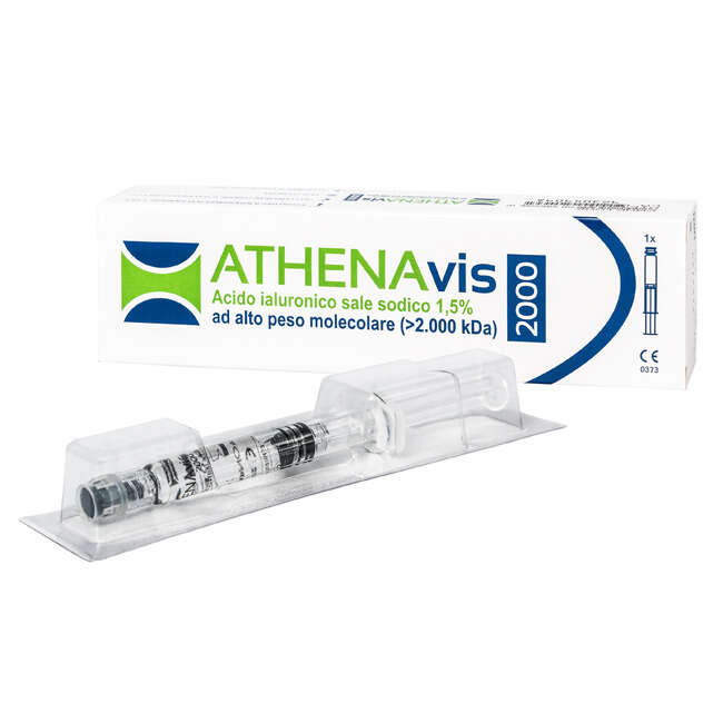 Athenavis         2000 - Siringa intra-articolare athenavis 2000 acido ialuronico 1,5% 30 mg 2 ml 3 pezzi