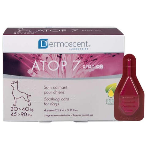 Dermoscent - Atop 7 spot-on dogs&cats 20-40 kg 4 pipette x 2,4 ml