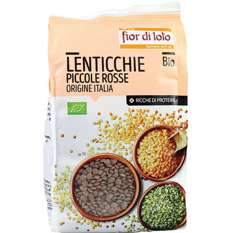 Fior di loto - Lenticchie piccole rosse italia bio 400 g