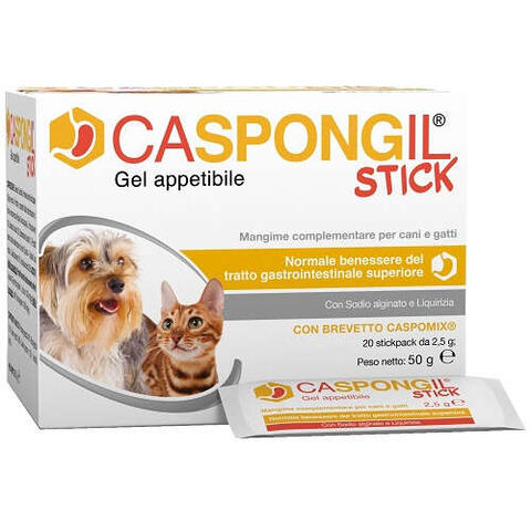 Shedir - Caspongil stick gel appetibile 20 stickpack da 2,5 g