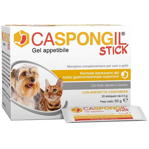 Shedir - Caspongil stick gel appetibile 20 stickpack da 2,5 g