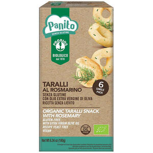 Probios - Panito taralli rosmarino senza glutine e senza lievito 180 g