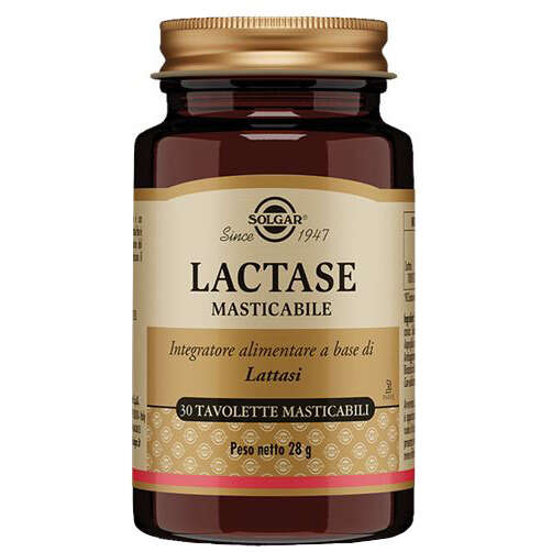 Solgar - Lactase masticabile 30 tavolette
