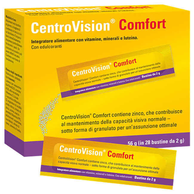 Omnivision italia - Centrovision comfort 28 bustine gusto arancia