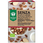 Probios - Granola senza zuccheri aggiunti avena e mandorla e mela senza glutine 250 g
