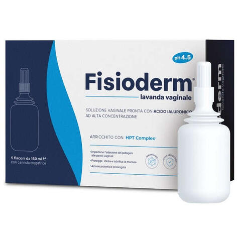 Fisioderm lavanda vaginale - Lavanda vaginale fisioderm 5 flaconi da 100 ml