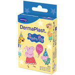 Dermaplast - Cerotto piccole ferite  peppa pig 2 pezzi da 40x60 mm + 4 pezzi da 16x57 mm + 6 pezzi da 19x72 mm