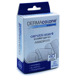 Dermacotone - Cerotto ipoallergenico  misure assortite 40 pezzi
