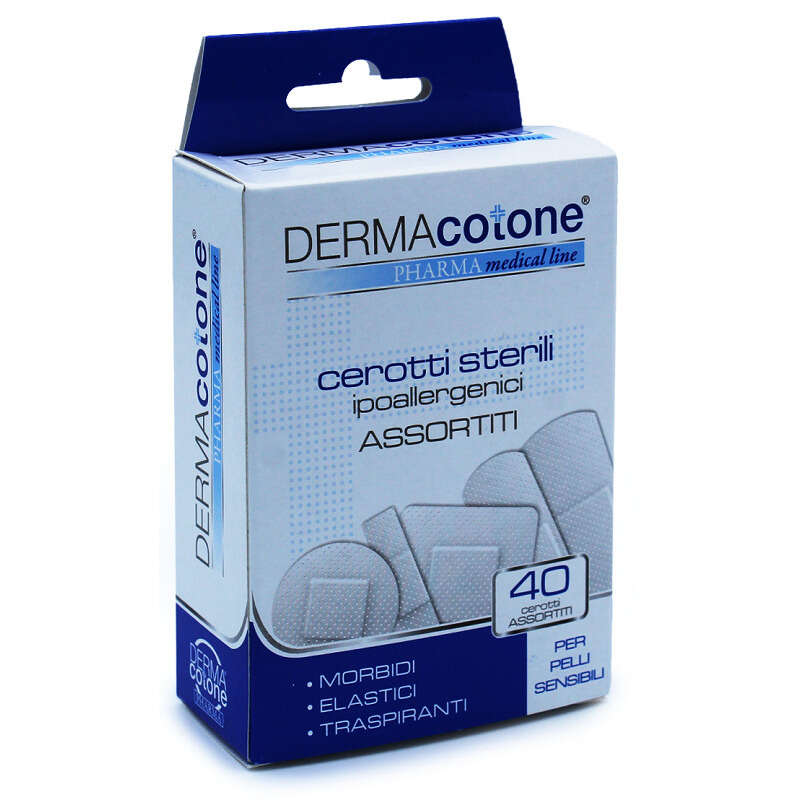 Dermacotone - Cerotto ipoallergenico  misure assortite 40 pezzi