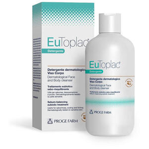 Eutoplac detergente viso corpo - Eutoplac detergente dermatologico viso corpo 300 ml