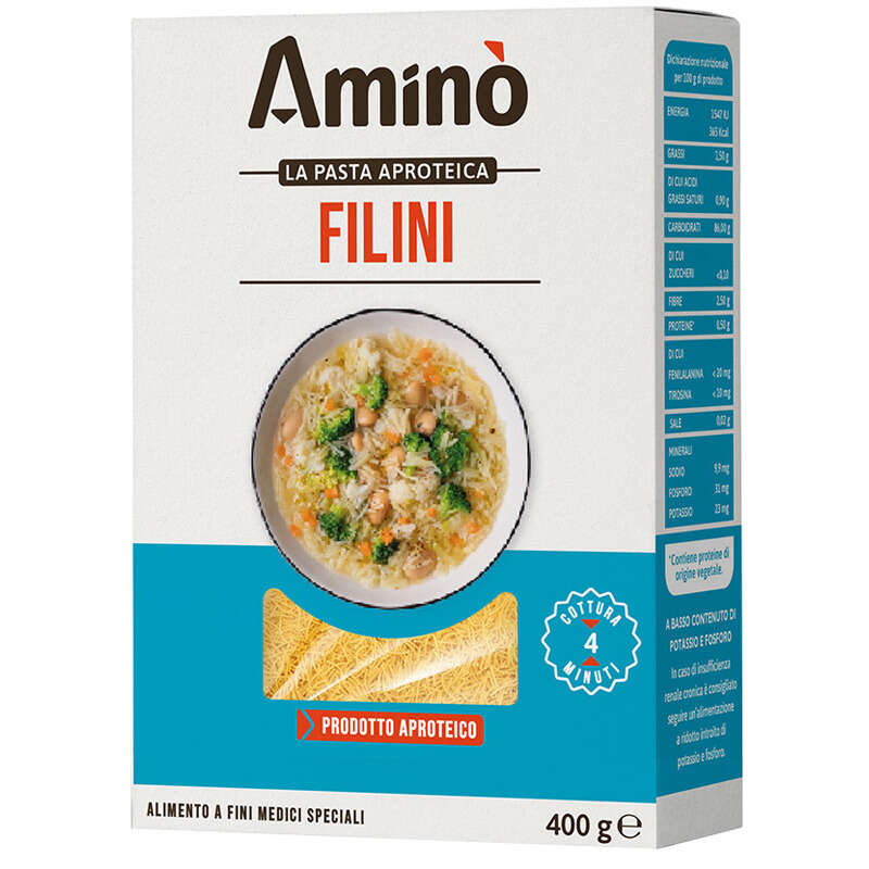 Nove alpi amino - Amino pasta aproteica filini 400 g