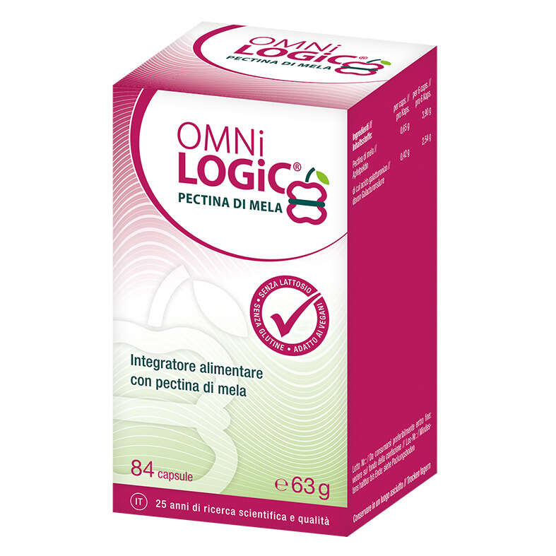 Pectina di mela - Omni logic pectina mela 84 capsule