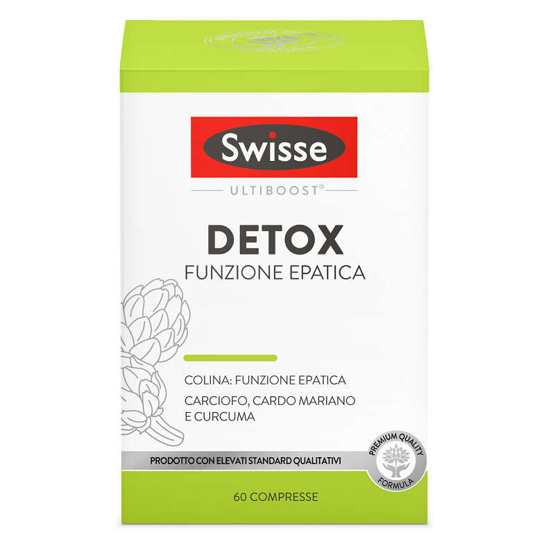 Swisse - Detox funzione epatica 60 compresse da 1085 mg
