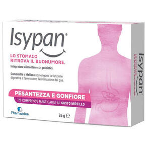 Isypan - Pesantezza gonfiore 20 compresse masticabili