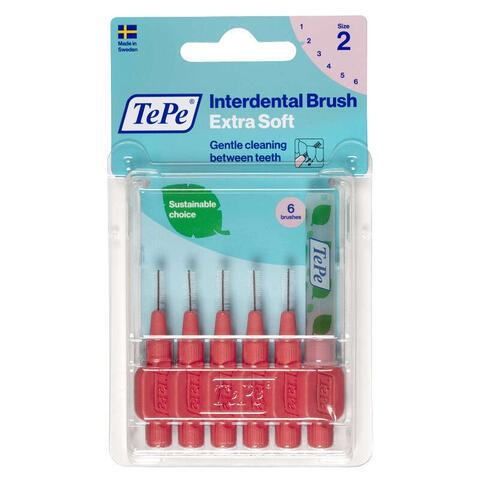 Tepe - Scovolino xsoft rosso 0,5mm 6 pezzi