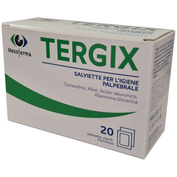 Tergixsalviettina monouso - Salviettina monouso sterili tergix per il trattamento della zona perioculare 20 pezzi