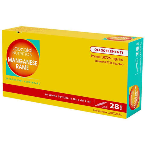 Labcatal - Nutrition manganese/rame 28 fiale 2 ml