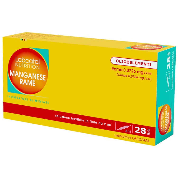 Labcatal - Nutrition manganese/rame 28 fiale 2 ml