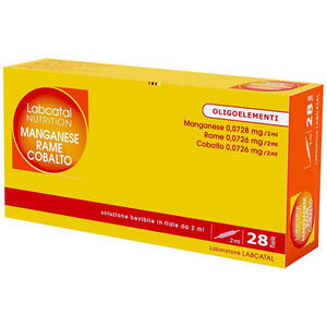 Labcatal - Nutrition manganese rame e cobalto 28 fiale
